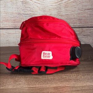 Vintage Red Rear Gear  Ski Tote Fanny Pack